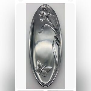 Lenox Butterfly Meadow Collection vintage metal serve ware